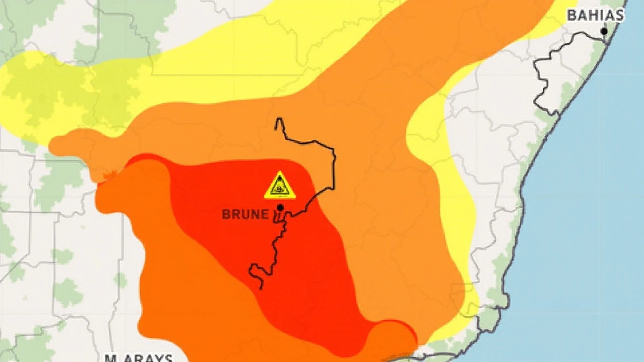 Alerta de Baixa Umidade Climática Atinge 72 Municípios da Bahia nesta Segunda-feira