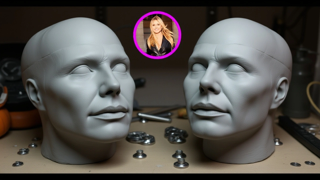 Heidi Klum revela prova de prótese para fantasia de Halloween 2025